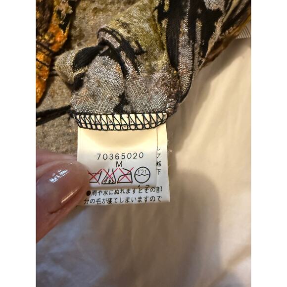 Vintage Christian Lacroix Bazar Velvet Burn Out Crop Top size M - Picture 9 of 12